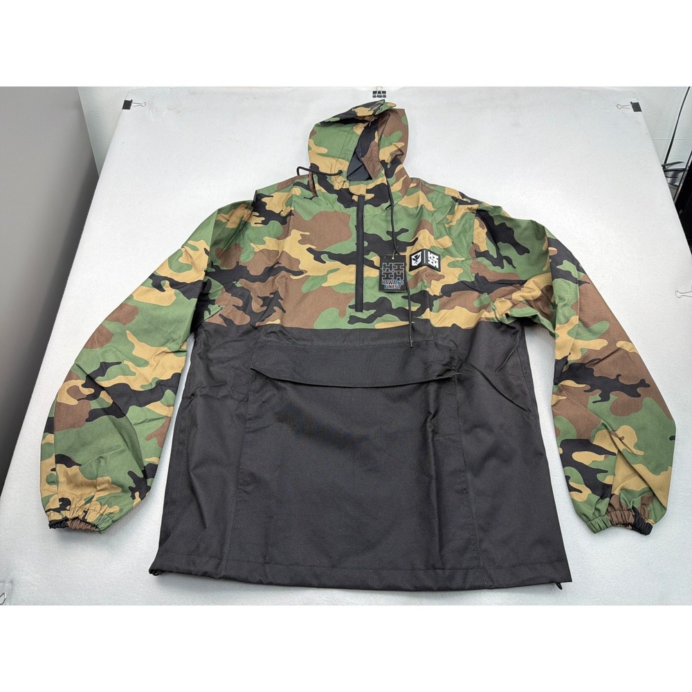 Hawaii's Finest Woodland Camo Rain Jacket Size L